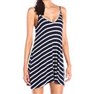 Lovers + Friends Navy Stripe Tank Dress or CoverUp